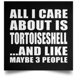 All I Care About Is Tortoiseshell - Poster Square