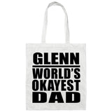 Glenn World's Okayest Dad - Tote Bag White