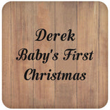 Derek Baby's First Christmas - Drink Coaster C