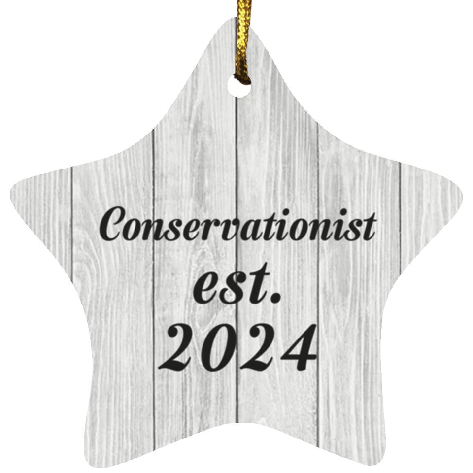Conservationist Established Est. 2024 - Star Ornament F