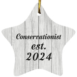 Conservationist Established Est. 2024 - Star Ornament F