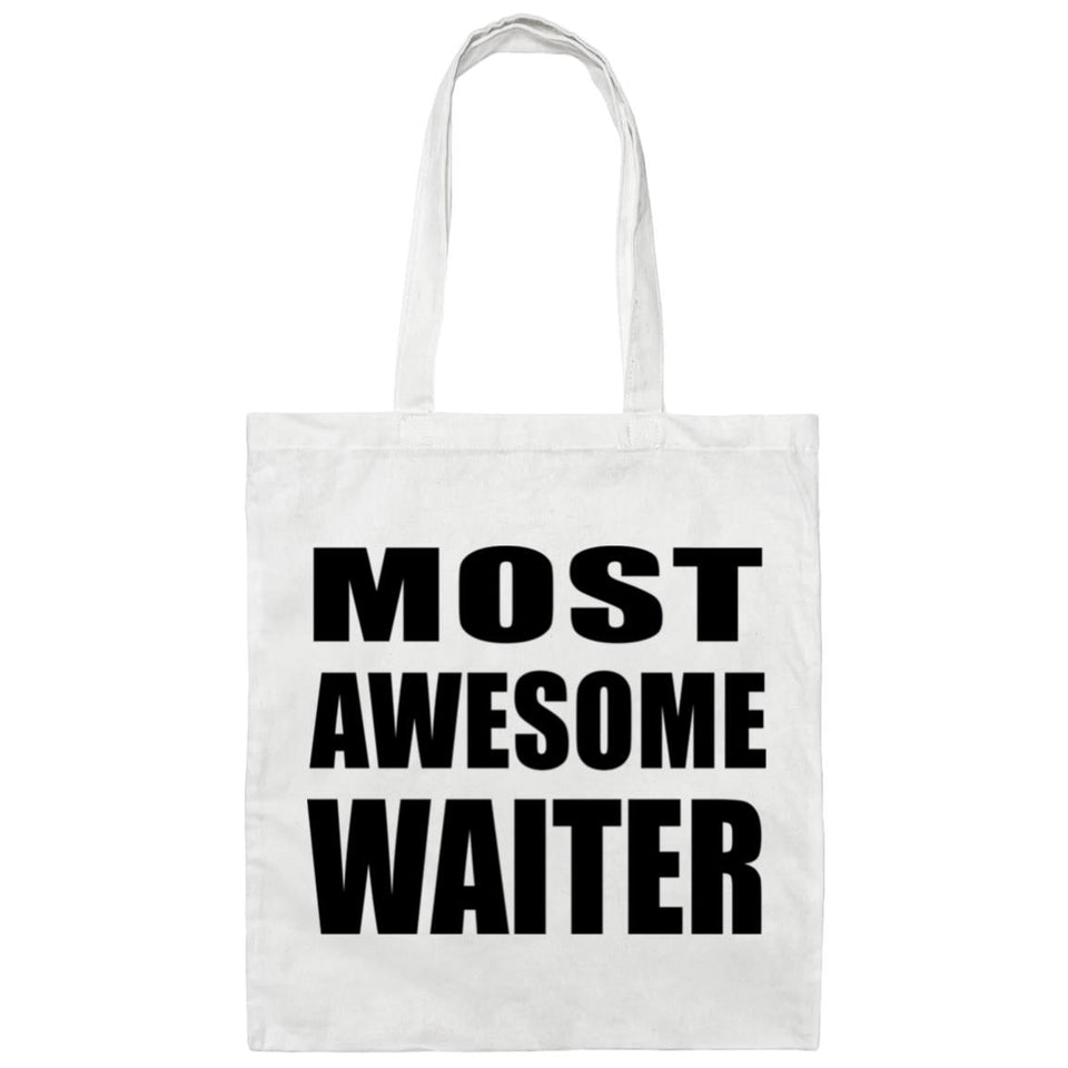 Most Awesome Waiter - Tote Bag White