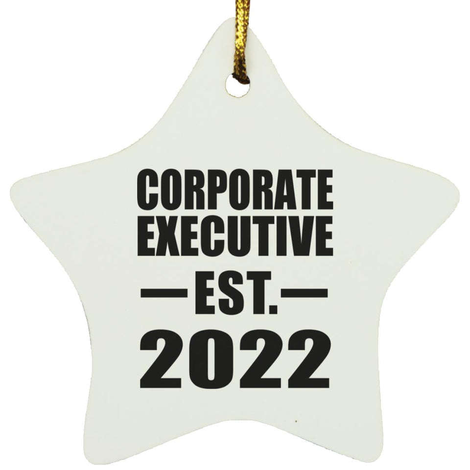 Corporate Executive Established EST. 2022 - Star Ornament