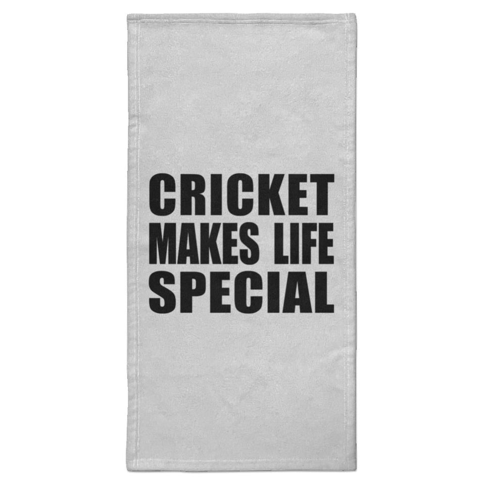 Cricket Makes Life Special - Hand Towel