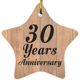 30th Anniversary 30 Years Anniversary - Star Ornament C