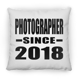 Photographer Since 2018 - Throw Pillow