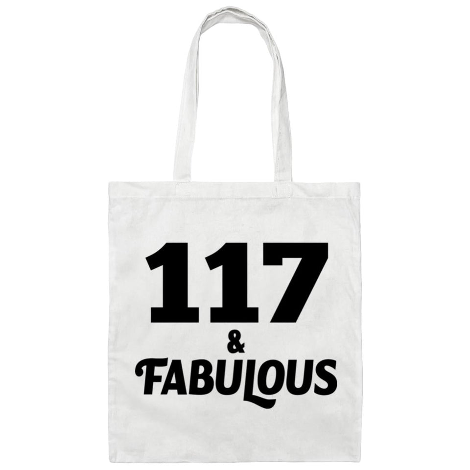 117th Birthday 117 & Fabulous - Tote Bag White