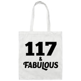 117th Birthday 117 & Fabulous - Tote Bag White