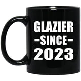 Glazier Since 2023 - 11oz Coffee Mug Black