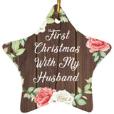First Christmas With My Husband - Star Ornament A