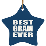 Best Gram Ever - Star Ornament