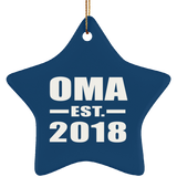 Oma Established EST. 2018 - Star Ornament