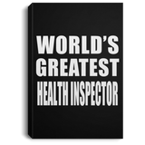 World's Greatest Health Inspector - Canvas Portrait
