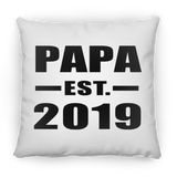 Papa Established EST. 2019 - Throw Pillow
