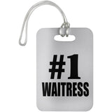Number One #1 Waitress - Luggage Bag Tag