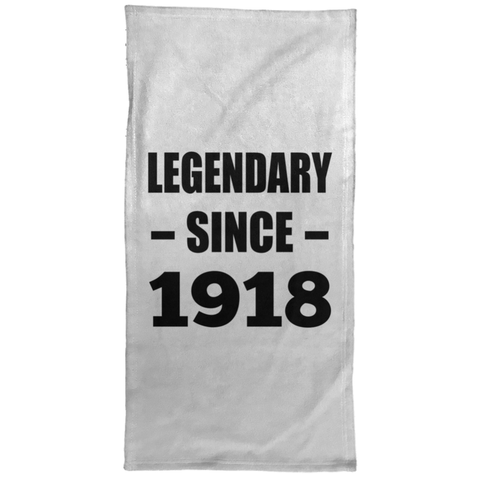 106th Birthday Legendary Since 1918 - Hand Towel