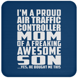 Proud Air Traffic Controller Mom Of Awesome Son - Drink Coaster