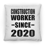 Construction Worker Since 2020 - Throw Pillow