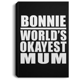 Bonnie World's Okayest Mum - Canvas Portrait