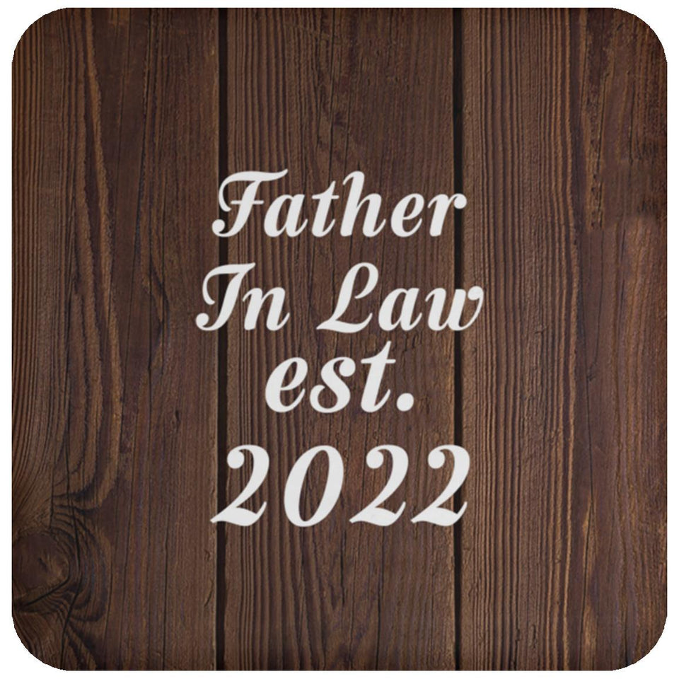 Father In Law Established EST. 2022 - Drink Coaster D