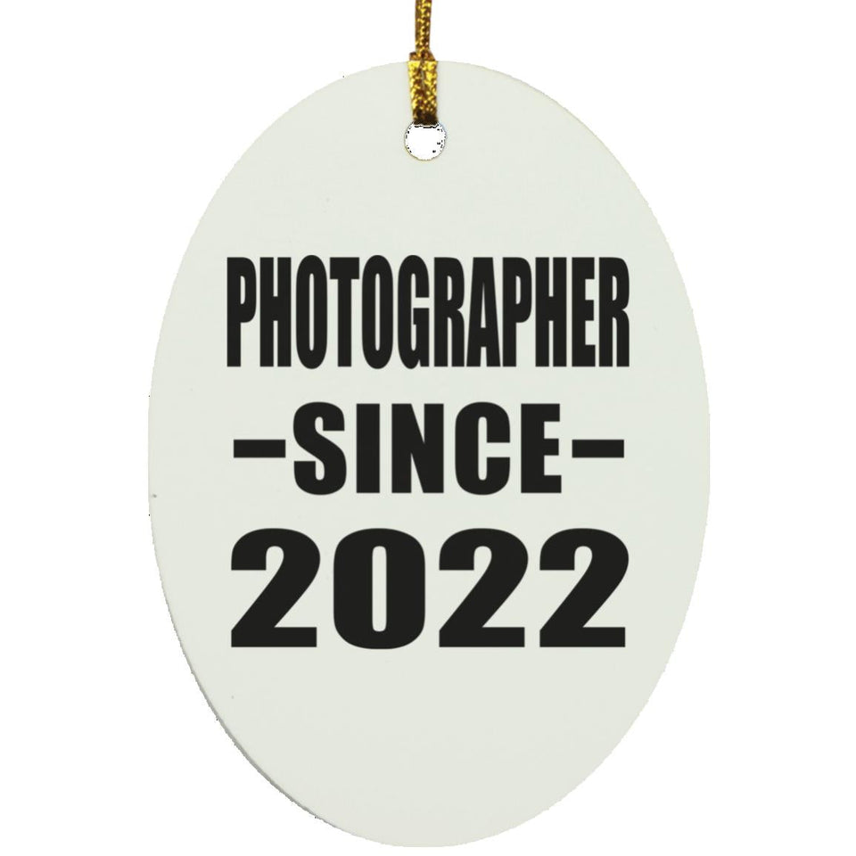 Photographer Since 2022 - Oval Ornament