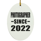Photographer Since 2022 - Oval Ornament