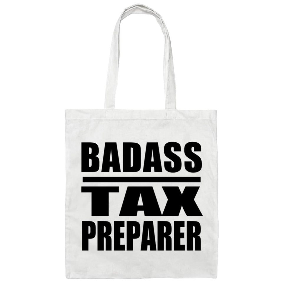 Badass Tax Preparer - Tote Bag White