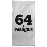 64th Birthday 64 & Fabulous - Hand Towel