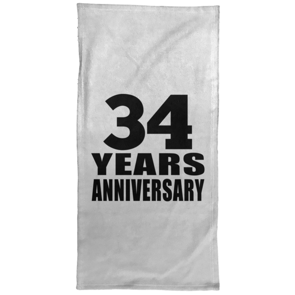 34th Anniversary 34 Years Anniversary - Hand Towel