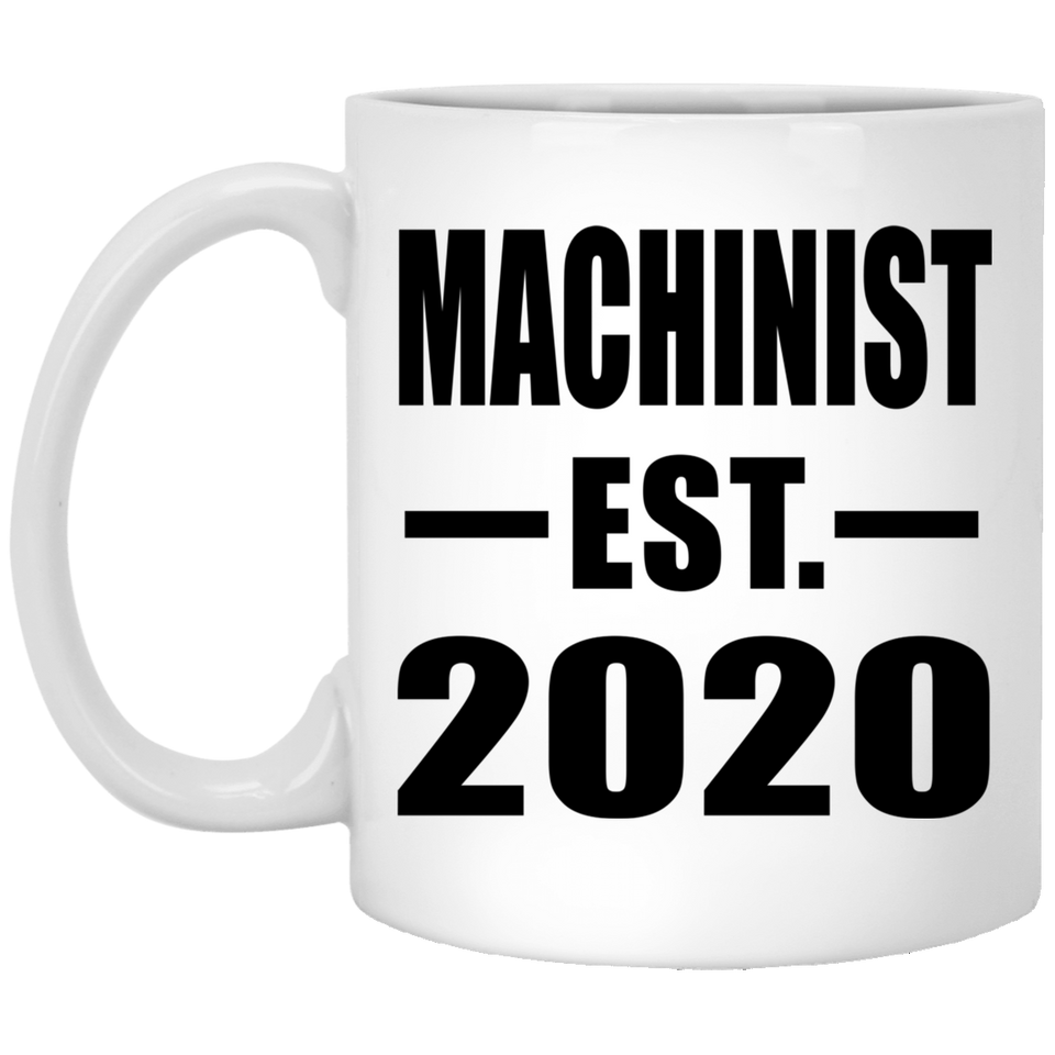 Machinist Established EST. 2020 - 11oz Coffee Mug