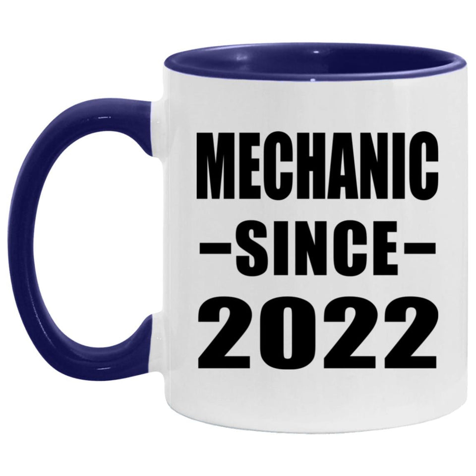 Mechanic Since 2022 - 11oz Accent Mug Purple