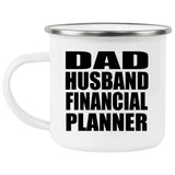 Dad Husband Financial Planner - 12oz Camping Mug