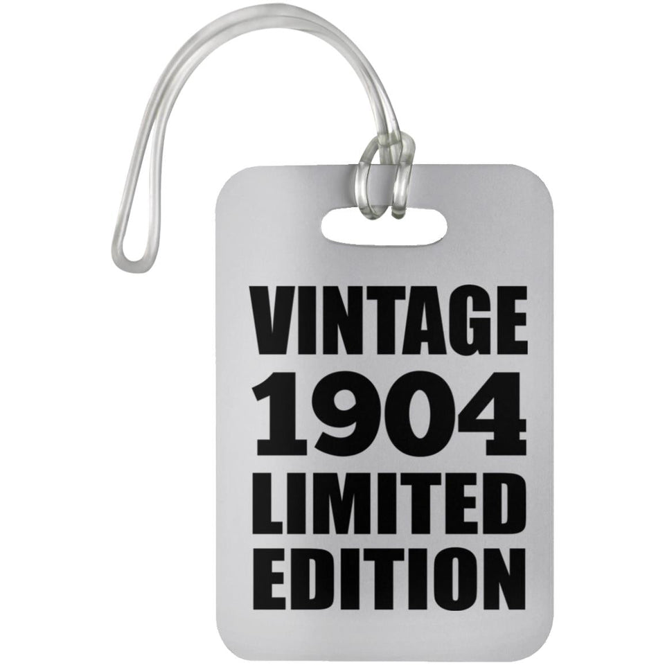 120th Birthday Vintage 1904 Limited Edition - Luggage Bag Tag