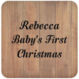Rebecca Baby's First Christmas - Drink Coaster C