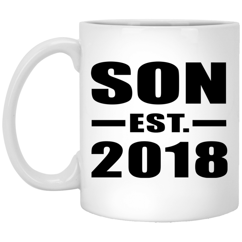 Son Established EST. 2018 - 11 Oz Coffee Mug