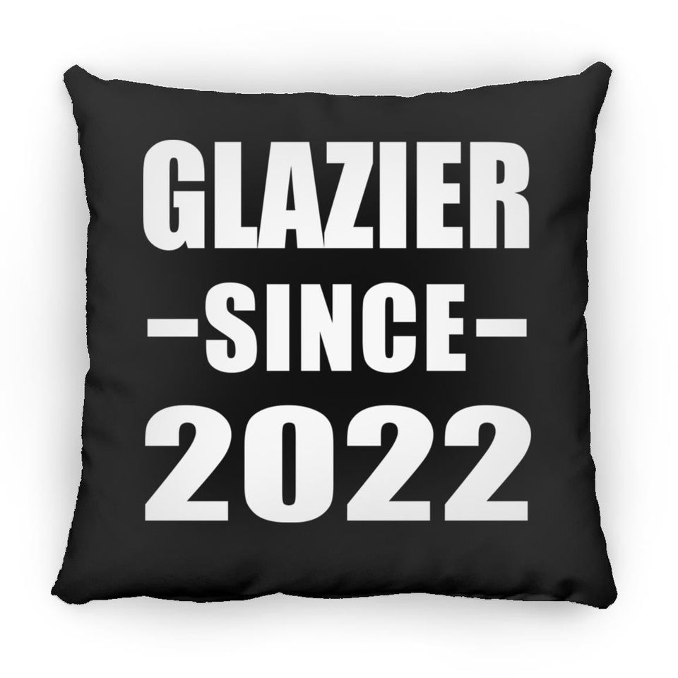Glazier Since 2022 - Throw Pillow Black
