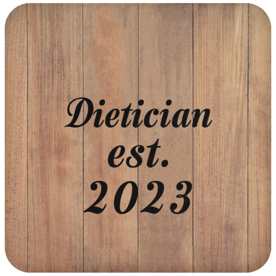 Dietician Established Est. 2023 - Drink Coaster C