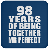 98th Anniversary 98 Years Of Being Mr Perfect - Drink Coaster