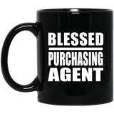 Blessed Purchasing Agent - 11oz Coffee Mug Black