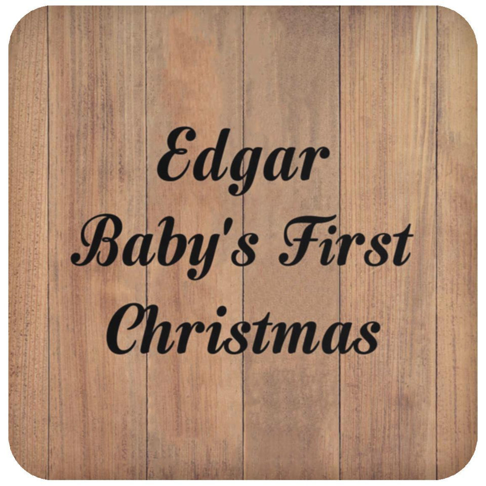 Edgar Baby's First Christmas - Drink Coaster C