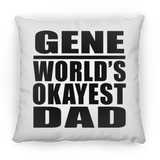 Gene World's Okayest Dad - Throw Pillow