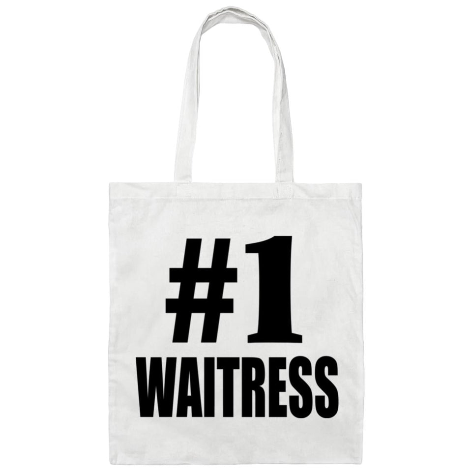 Number One #1 Waitress - Tote Bag White