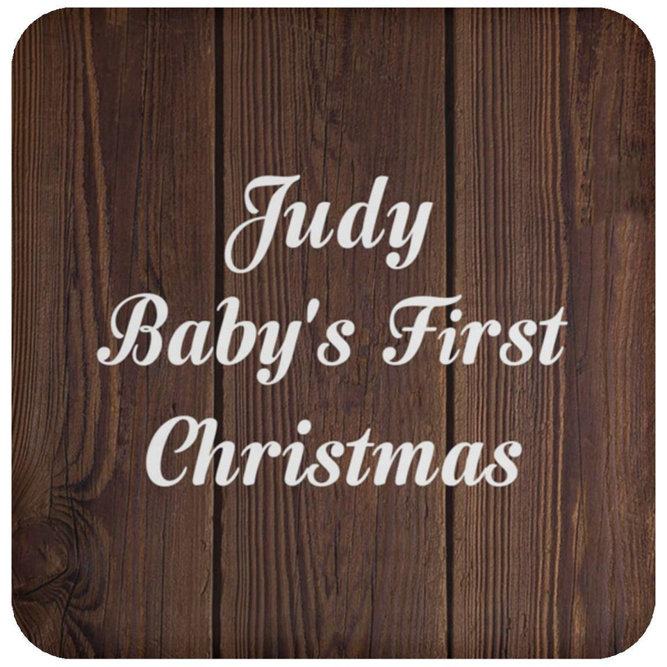 Judy Baby's First Christmas - Drink Coaster D