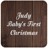 Judy Baby's First Christmas - Drink Coaster D