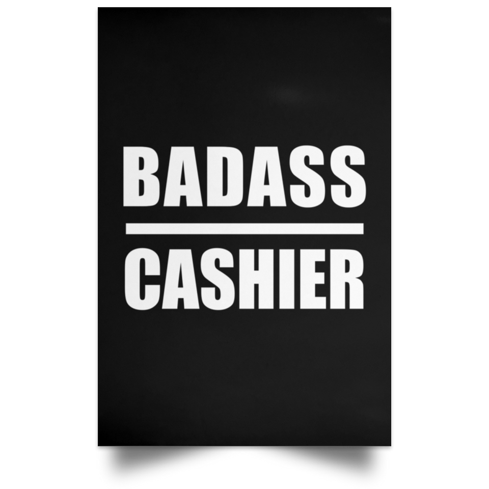 Badass Cashier - Poster Portrait