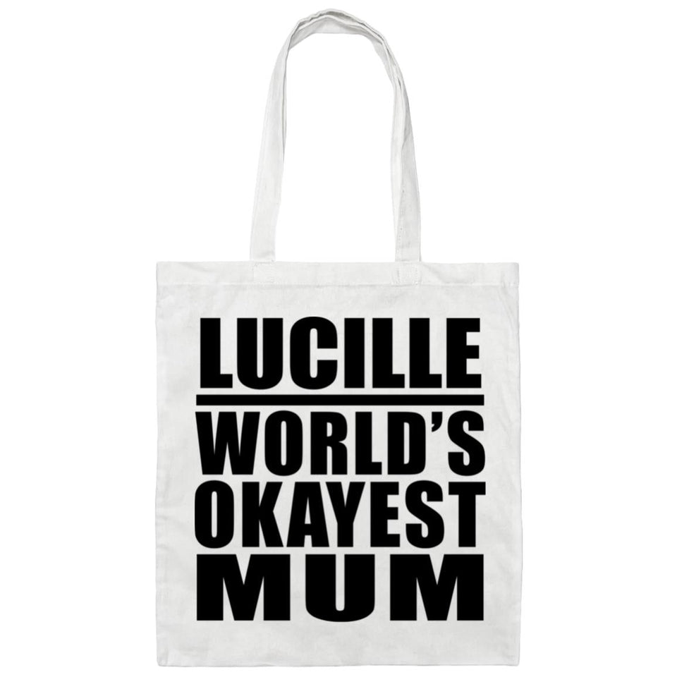 Lucille World's Okayest Mum - Tote Bag White