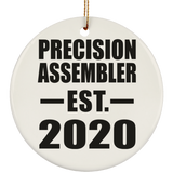 Precision Assembler Established EST. 2020 - Circle Ornament