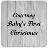 Courtney Baby's First Christmas - Drink Coaster F