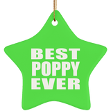 Best Poppy Ever - Star Ornament