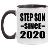Step Son Since 2020 - 11oz Accent Mug Black